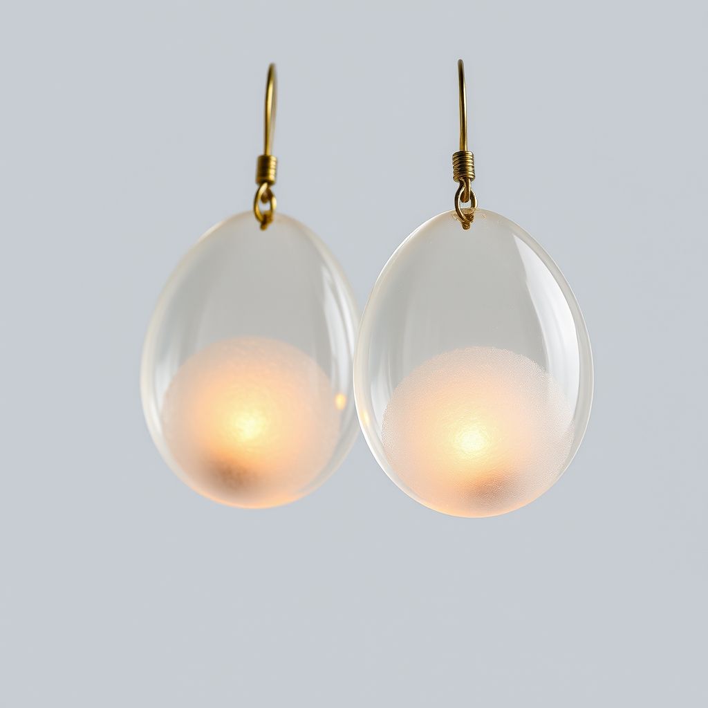 boucle d oreille plume