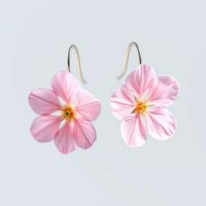 boucle d'oreille fleur de cerisier