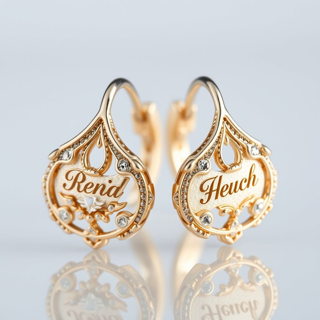 boucle d'oreille personnalisé