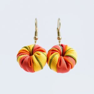boucle d'oreille tissu