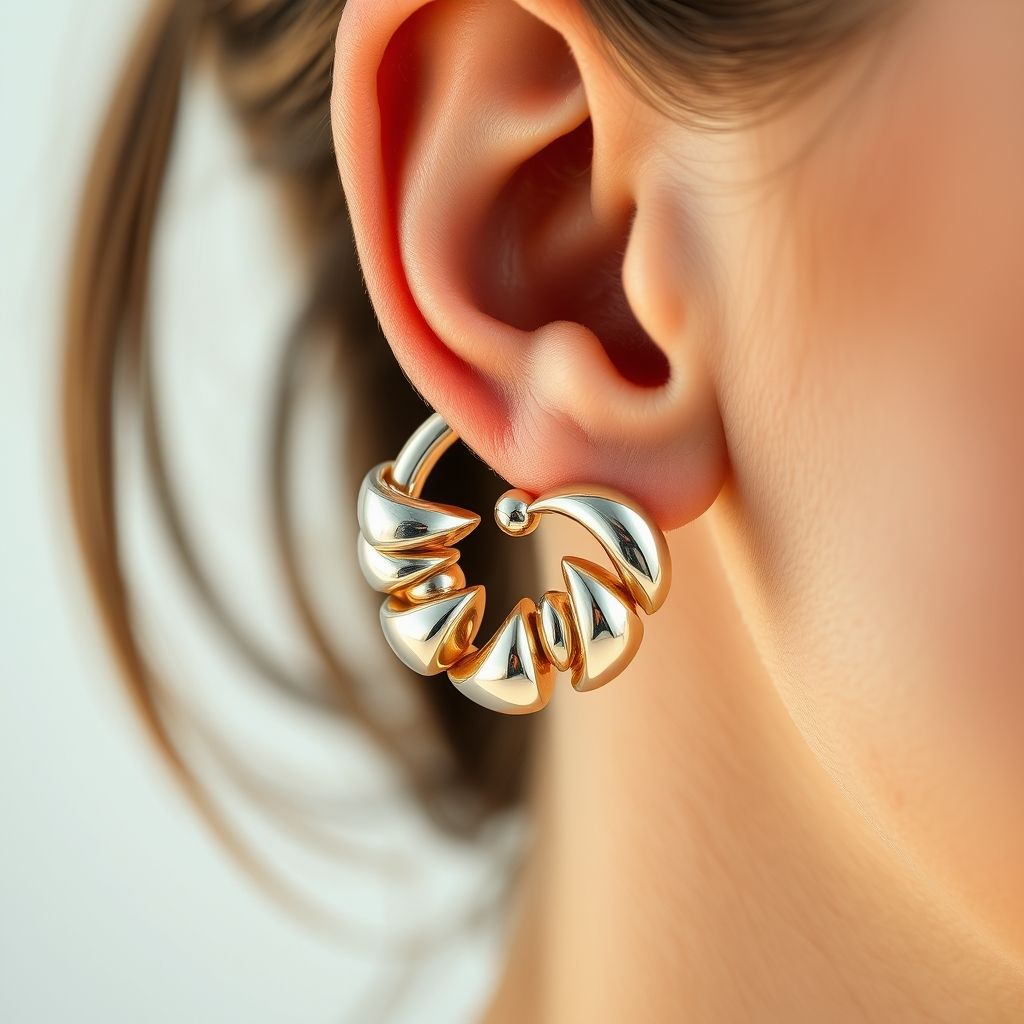 boucle d' oreille tendance 2023 - Image 2